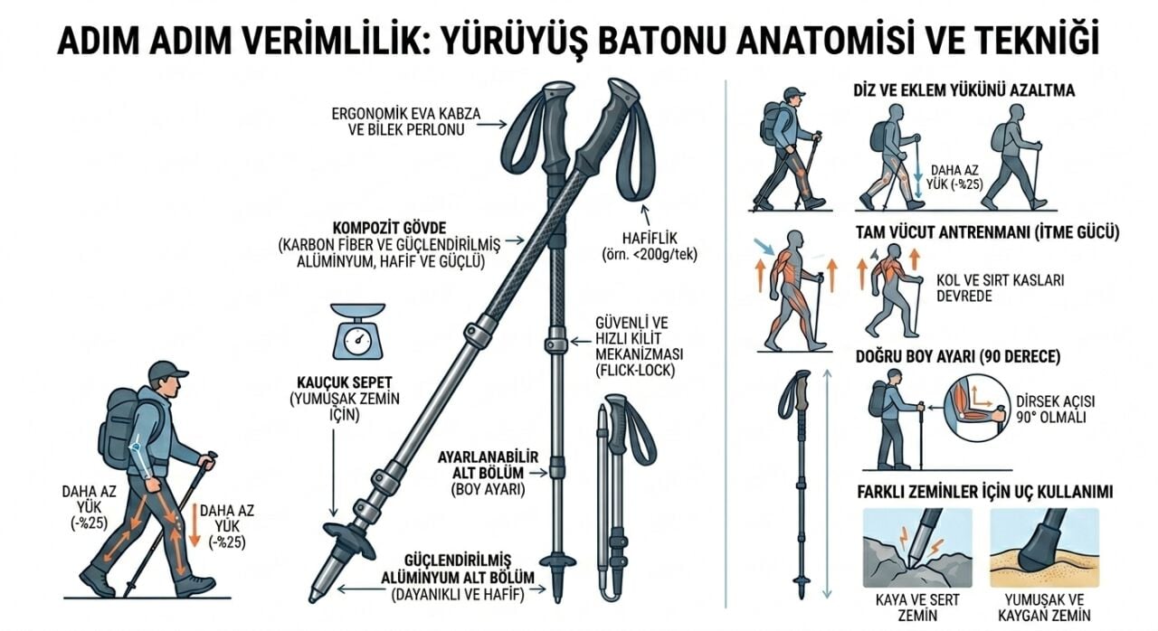 Yürüyüş Batonu Kullanmak İçin 5 Önemli Neden