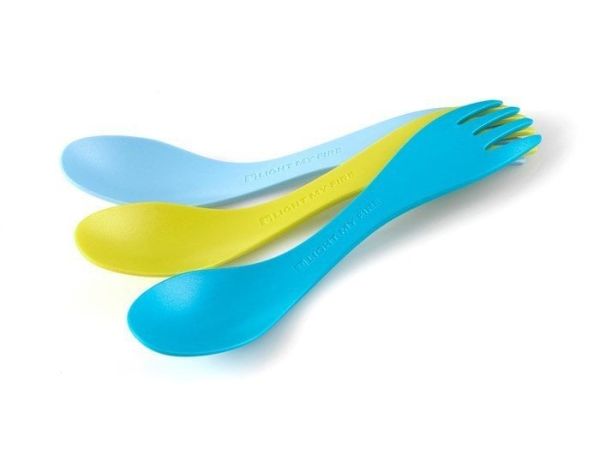 Spork Little 3lü Küçük Kaşık-Çatal Turkuaz-Mavi-Sarı