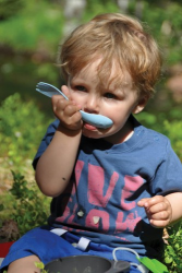 Spork Little 3lü Küçük Kaşık-Çatal Turkuaz-Mavi-Sarı