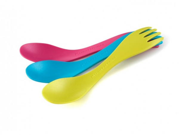 Spork Little 3lü Küçük Kaşık-Çatal Turkuaz-Mavi-Sarı