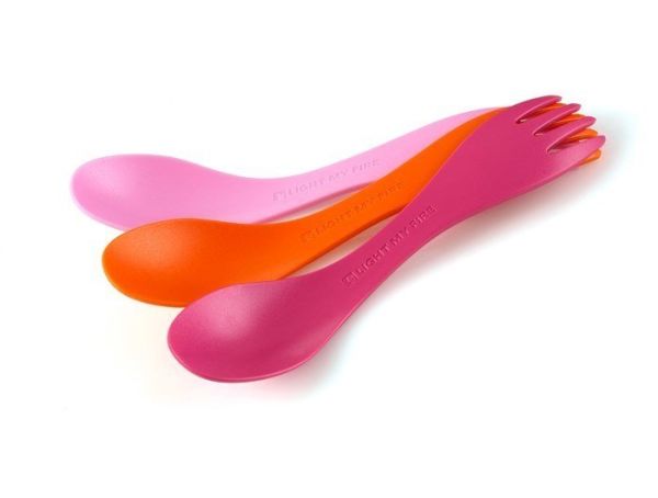 Spork Little 3lü Küçük Kaşık-Çatal Sarı-Mavi-Fuşya