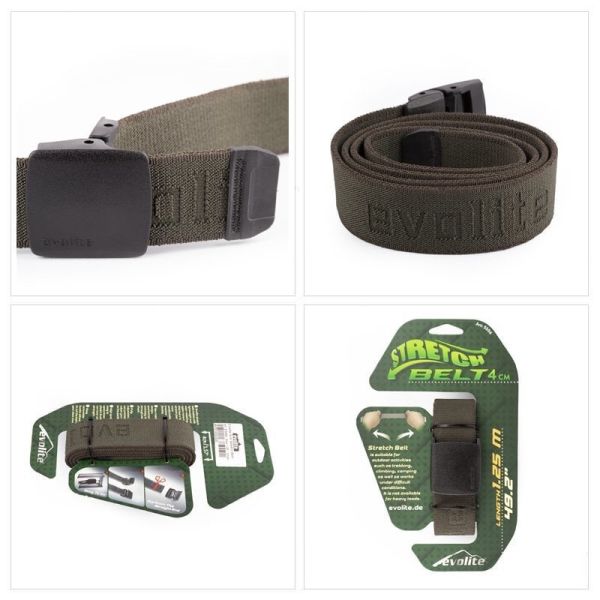 Evolite Outdoor Stretch Kemer 4cm - Haki 135