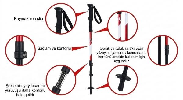 PROFESYONEL TREKKİNG BATONU