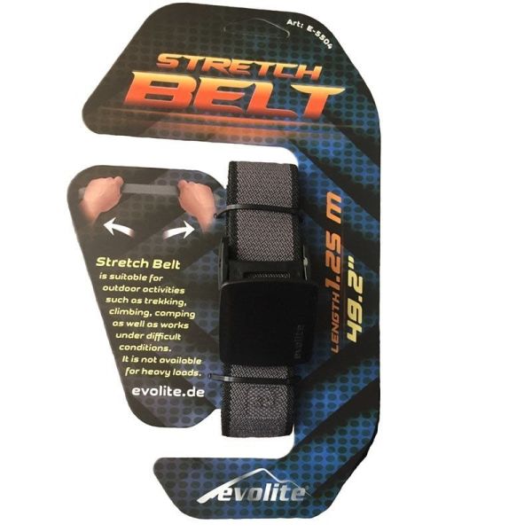 Evolite Stretch Outdoor Kemer Siyah - 125