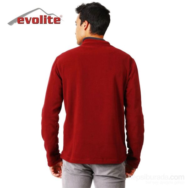 Evolite Fuga Erkek Mikro Polar Sweater - Bordo XL