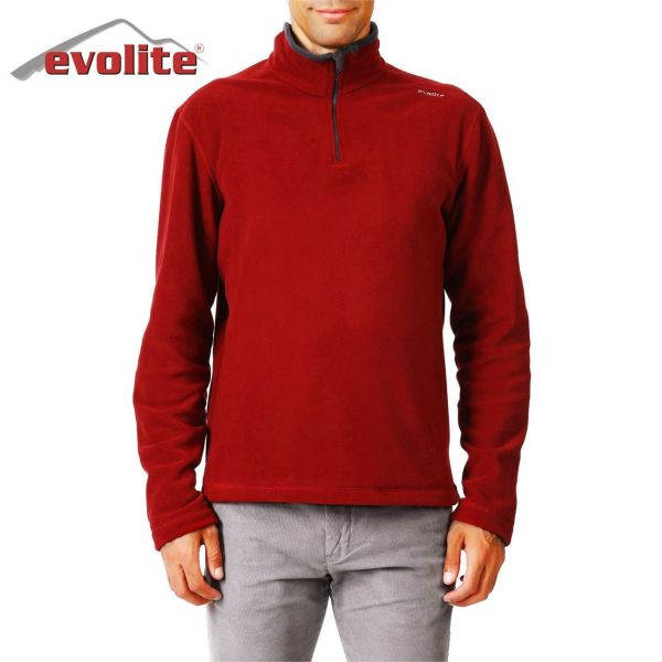 Evolite Fuga Erkek Mikro Polar Sweater - Bordo XL