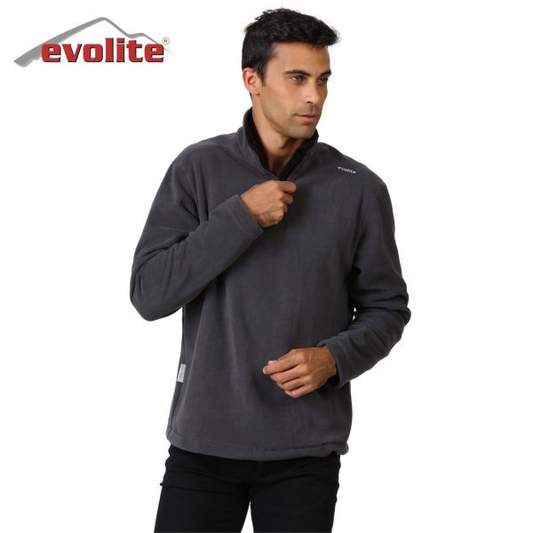 Evolite Fuga Erkek Mikro Polar Sweater - Gri XL