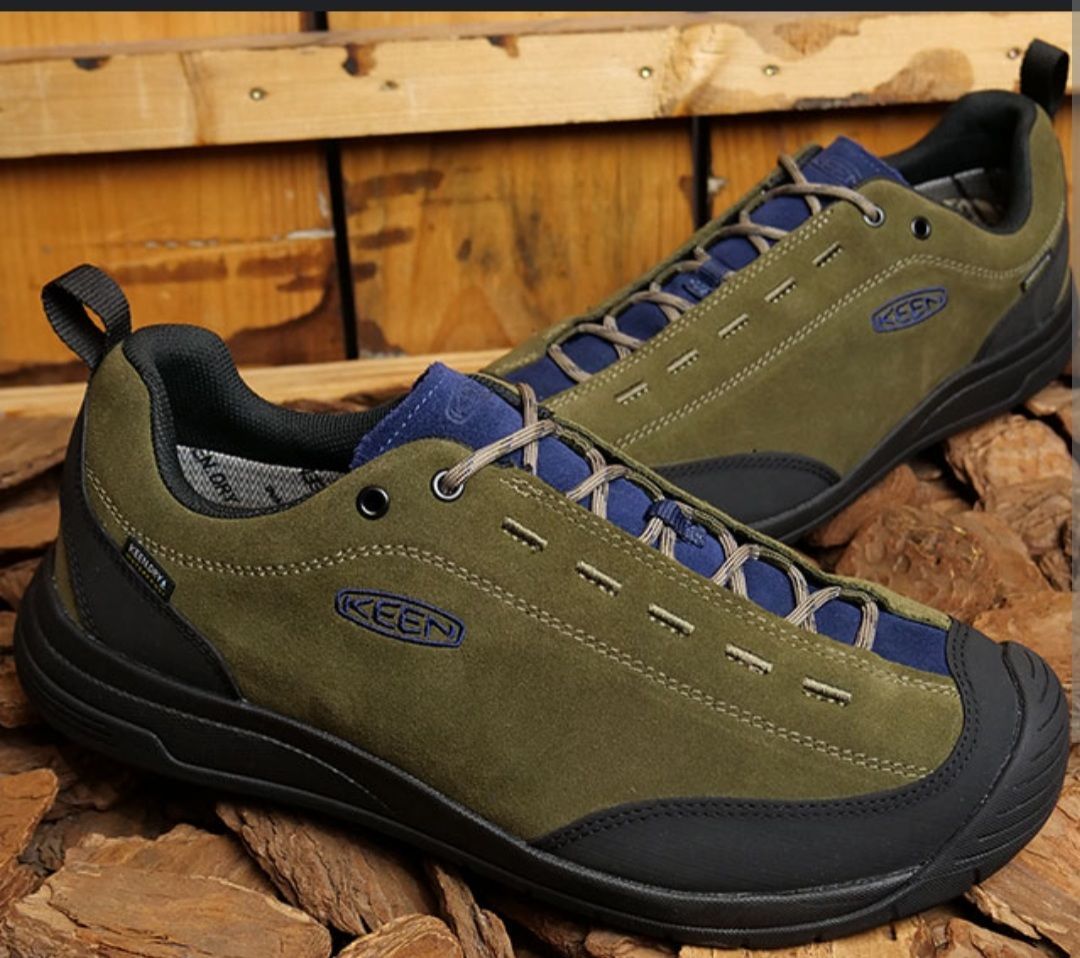 KEEN JASPER 2 WP ERKEK WATERPROOF AYAKKABI 45 - Khaki-Navy