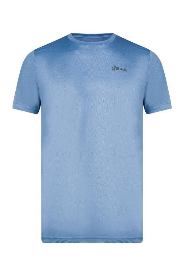 Fiji Sıfır Yaka Tişört Mavi XL