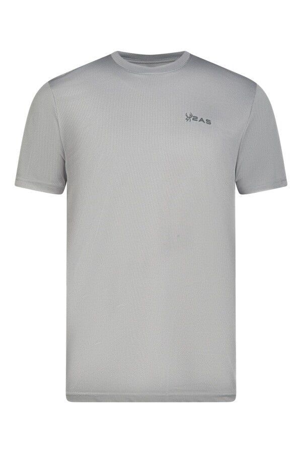 Sıfır Yaka Tişört Antrasit M