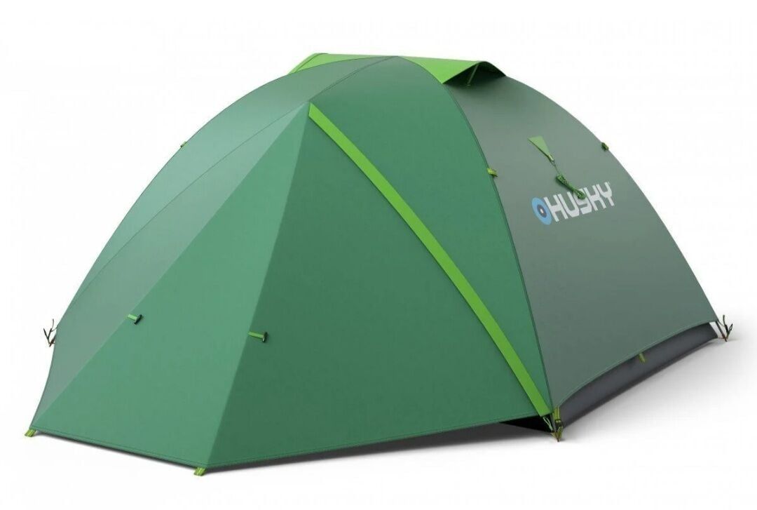 Husky BURTON 2+1 Kişilik Çadır YEŞİL - 3 KİŞİLİK