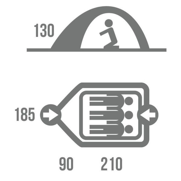 HUSKY BEAST 3 KİŞİLİK ÇADIR