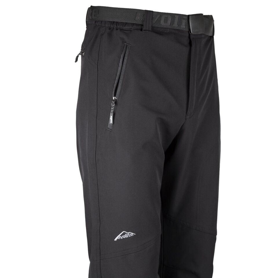 Evolite Point Softshell Erkek Pantolon - Siyah