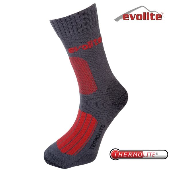 Evolite Monster Thermolite Kışlık Çorap Kırmızı - 43-46