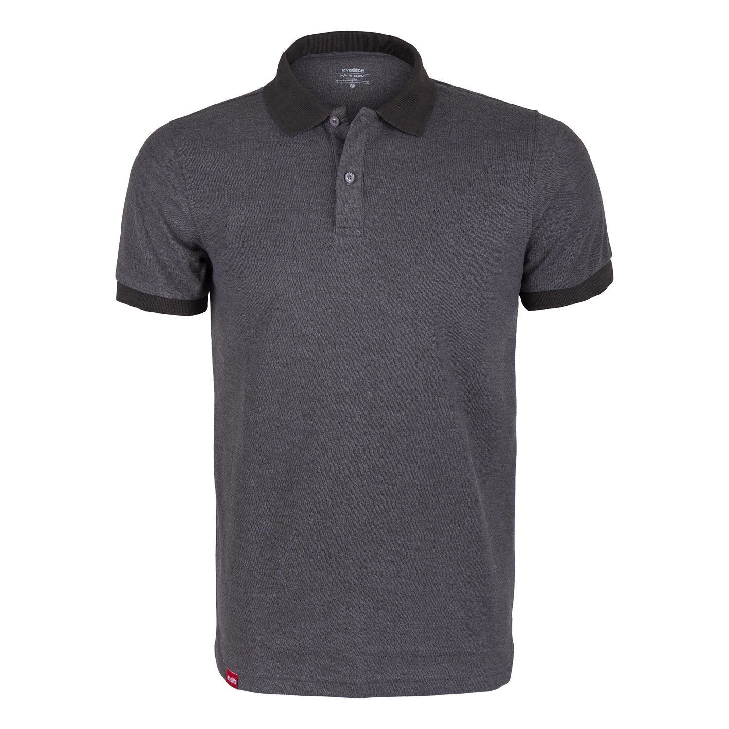 Evolite DeepRaw Erkek Polo T-Shirt- Antrasit XXL