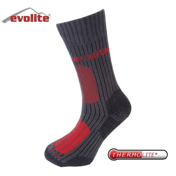 Evolite Core Thermolite Kışlık Çorap Siyah-Mavi - 35-38