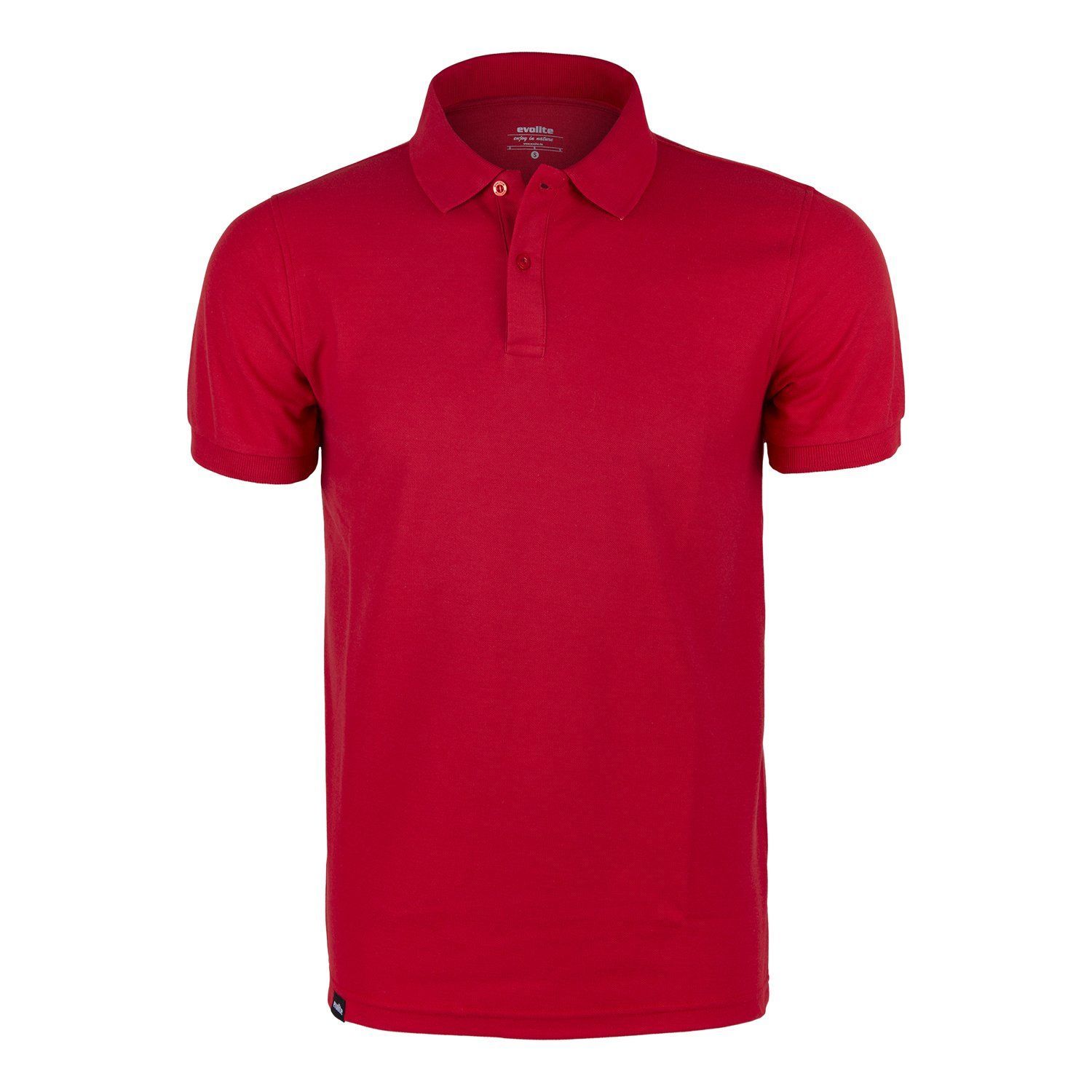Evolite DeepRaw Erkek Polo T-Shirt - Kırmızı XXXL