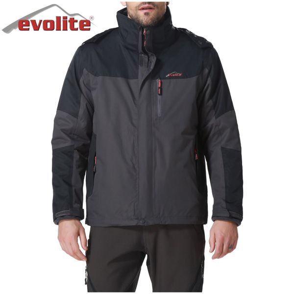 Evolite Diva Erkek 3in1 Gri/Siyah Mont M