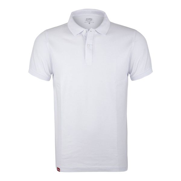 Evolite DeepRaw Erkek Polo T-Shirt- Beyaz XL
