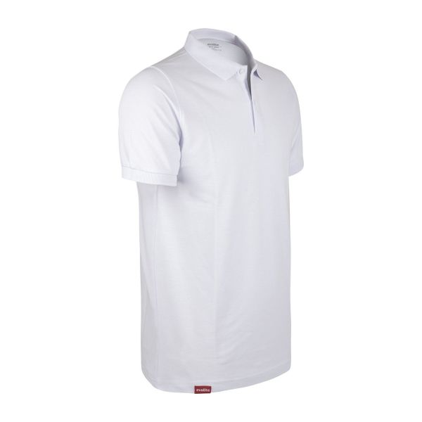 Evolite DeepRaw Erkek Polo T-Shirt- Beyaz XXL