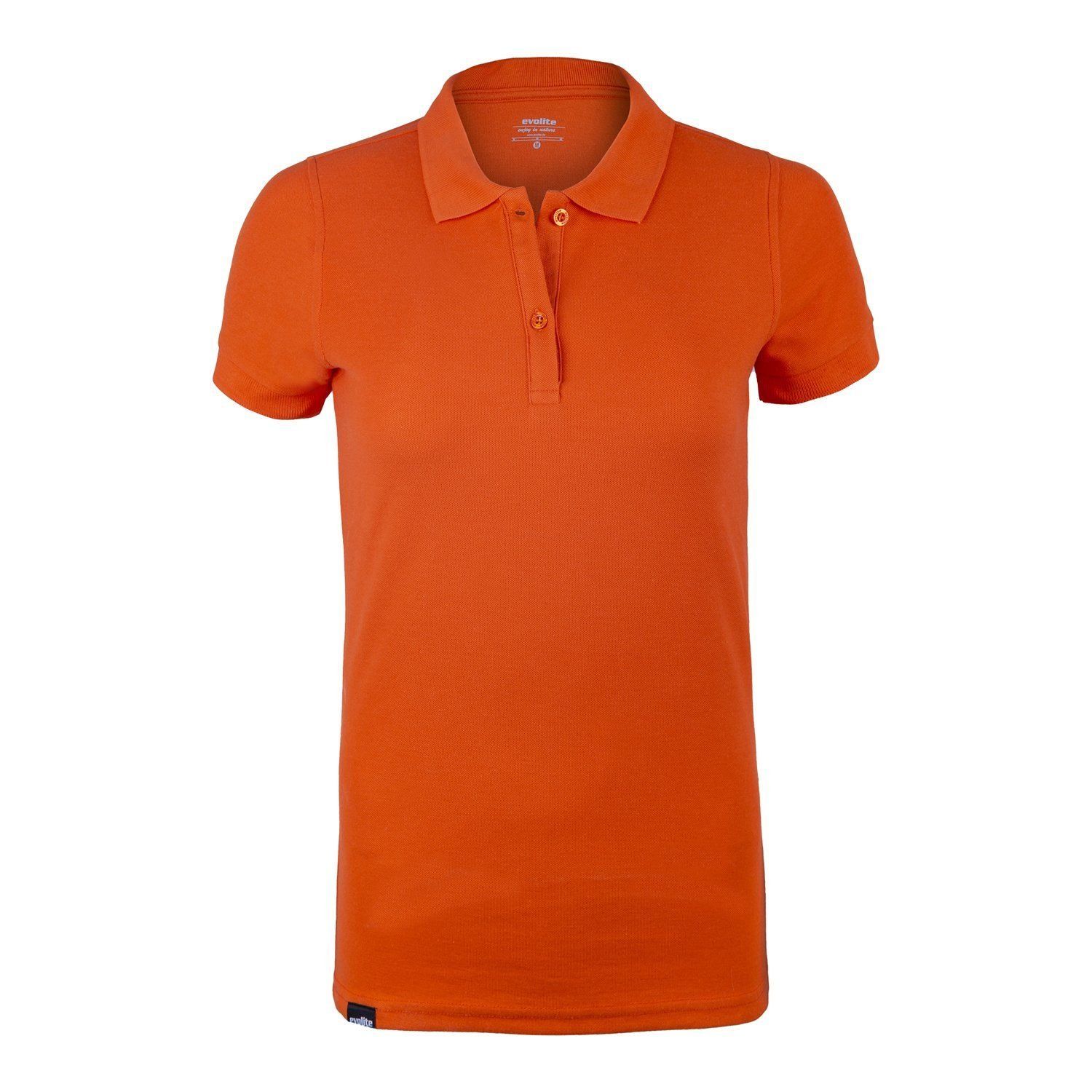 Evolite DeepRaw Kadın Polo T-Shirt - Turuncu XL