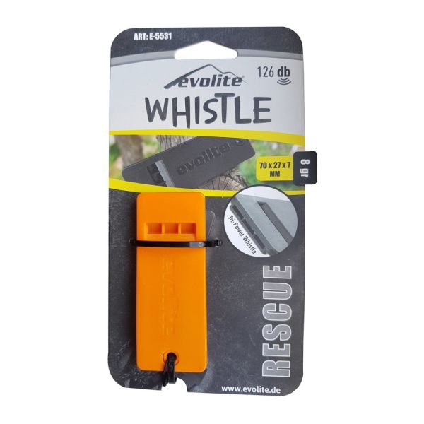 Evolite Rescue 126 Db Deprem Düdüğü Siyah
