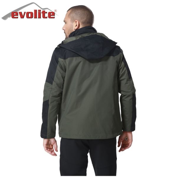 Evolite Diva Erkek 3in1 Haki/Siyah Mont M