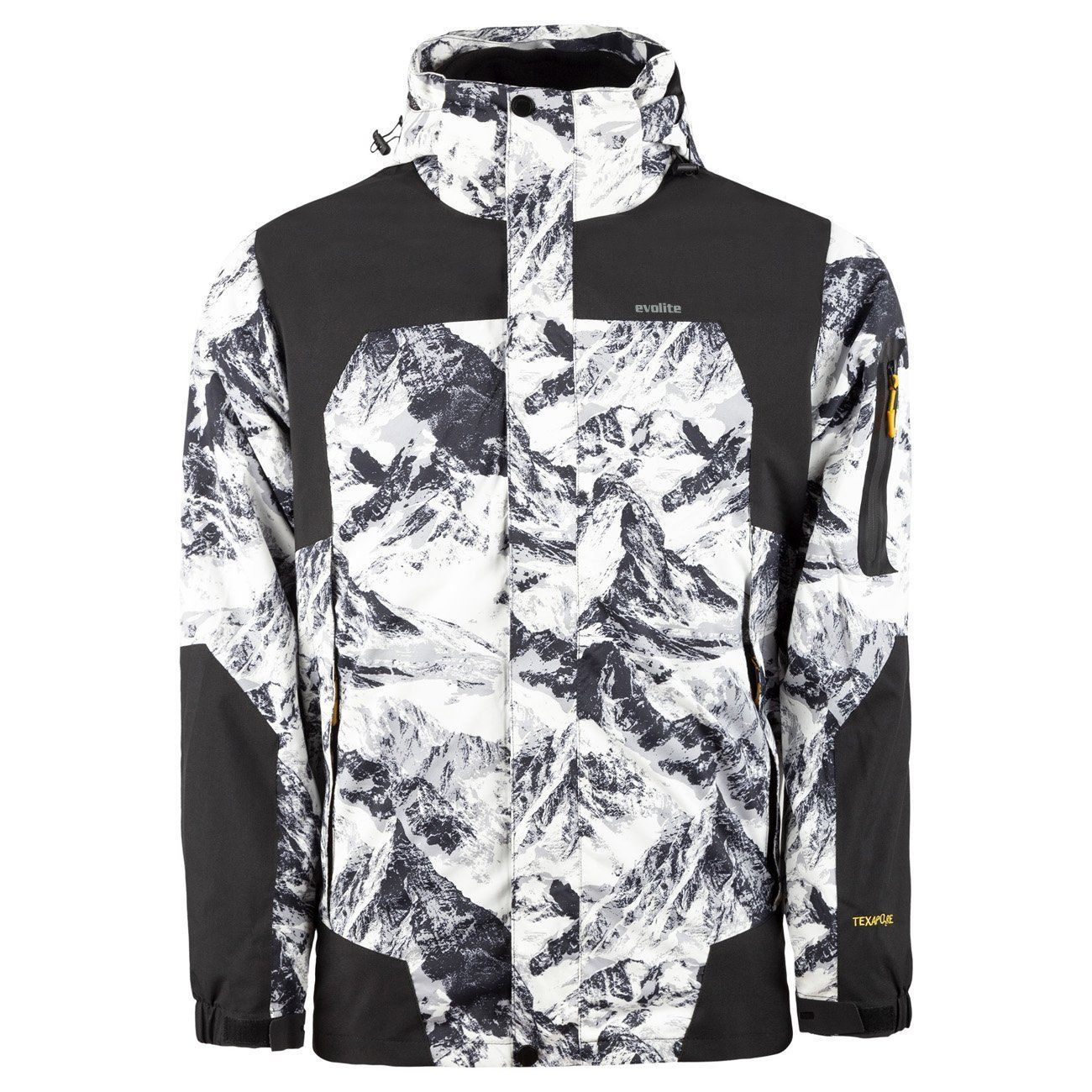 Evolite Blizzard 3in1 Ceket - Siyah/Beyaz XXL