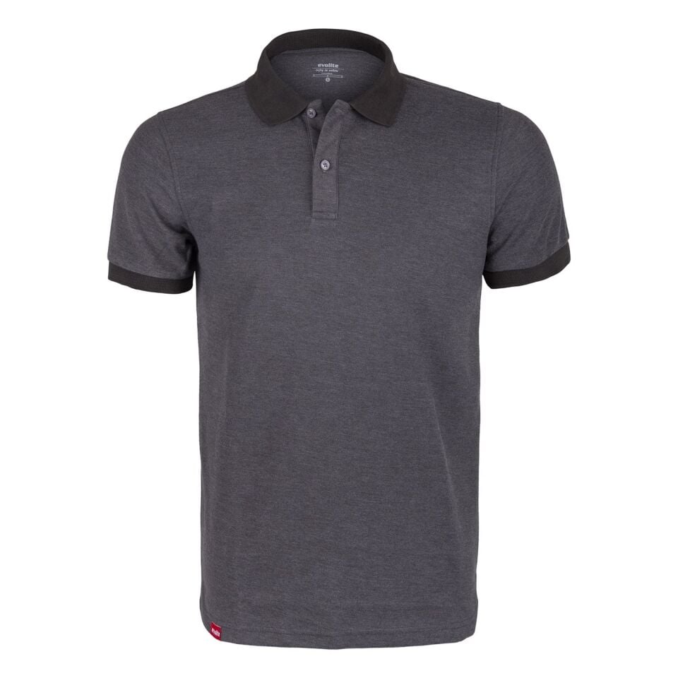 Evolite DeepRaw Erkek Polo T-Shirt- Antrasit
