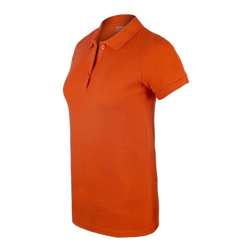 Evolite DeepRaw Kadın Polo T-Shirt - Turuncu