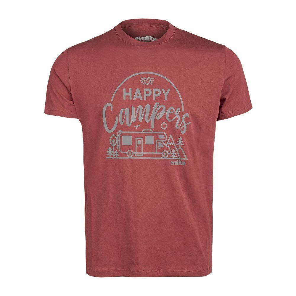Evolite Happy Campers T-shirt-Kiremit XXXL