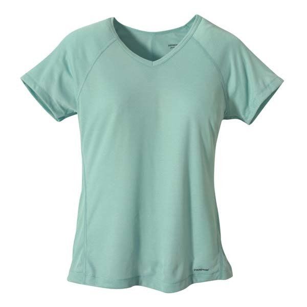 Patagonia Kadın S/S LW Cap V-Neck Sarı - XS