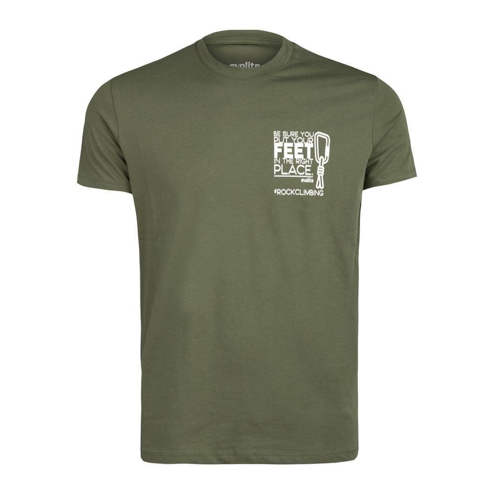 Evolite Rock Climbing T-shirt-Haki XXXL