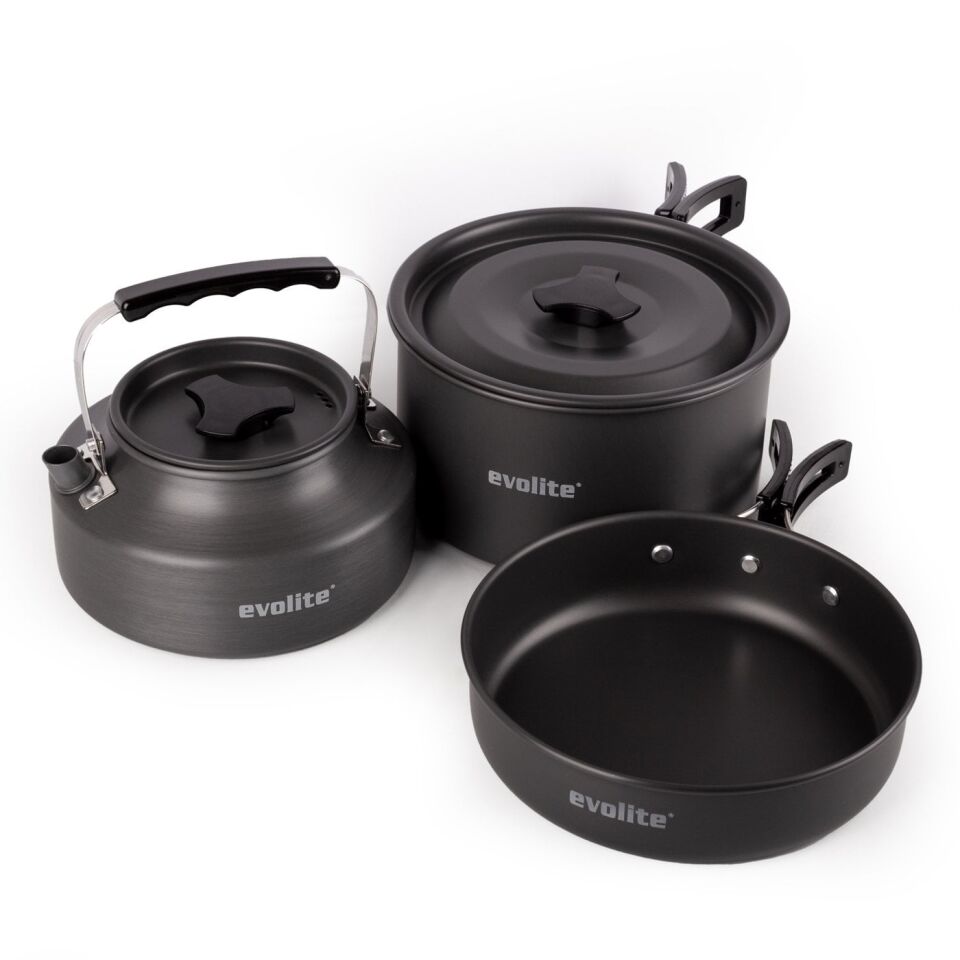 Evolite Tria Pot Çaydanlıklı Tencere Seti