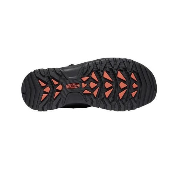 Keen Erkek Targhee III Açık Burunlu Sandalet (Gri/Siyah) 44 - SİYAH