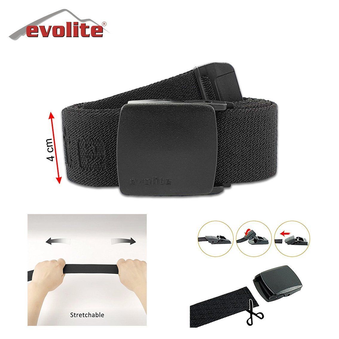 Evolite Outdoor Stretch Kemer 4cm 135