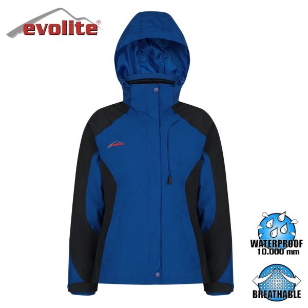 Evolite Diva Kadın 3in1 Mavi/Siyah Mont M