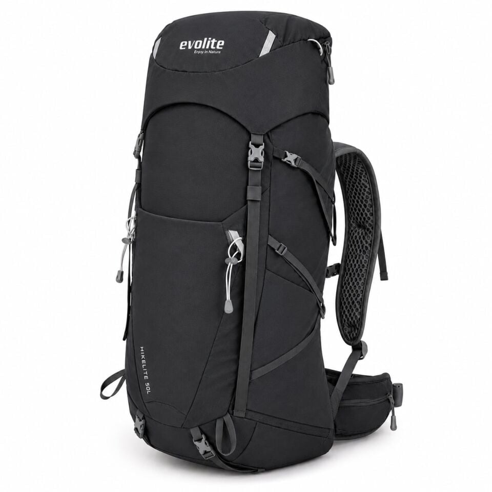 Evolite HikeLite 50L Sırt Çantası - Siyah